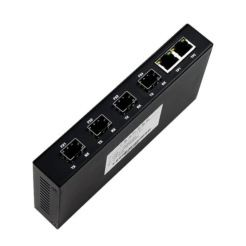 Hybrid Fiber-Copper Switch